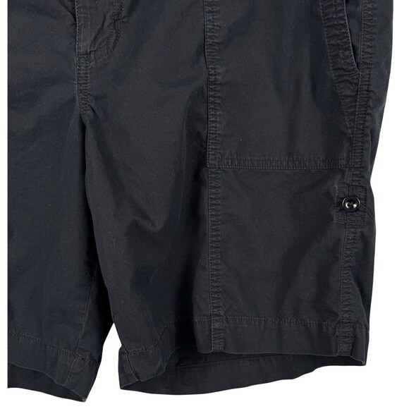 Lauren Ralph Lauren Black Shorts Size 14 Drawstring Cargo 100% Cotton - Picture 5 of 10
